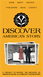 Mobile Screenshot of discoveramericasstory.com