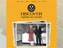 Tablet Screenshot of discoveramericasstory.com